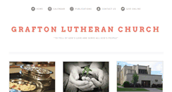 Desktop Screenshot of graftonlutheran.com