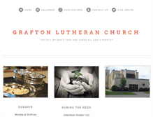 Tablet Screenshot of graftonlutheran.com